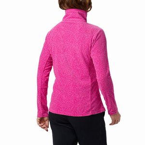 Columbia Glacial™ IV Print Half Zip Pullover Dam Rosa (KFAPX0876)